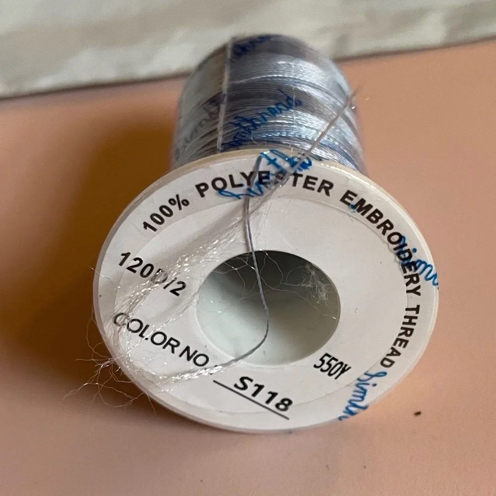 Simthread S118 Blue Variegated Embroidery Thread 550Y  100% Polyester